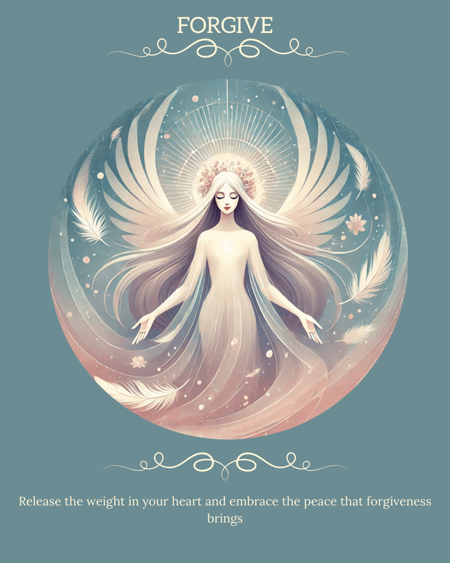 The Forgive angel card